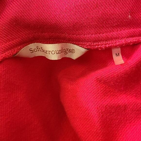 Soft Surroundings Port Royale Red Poppy Tunic - Picture 9 of 11